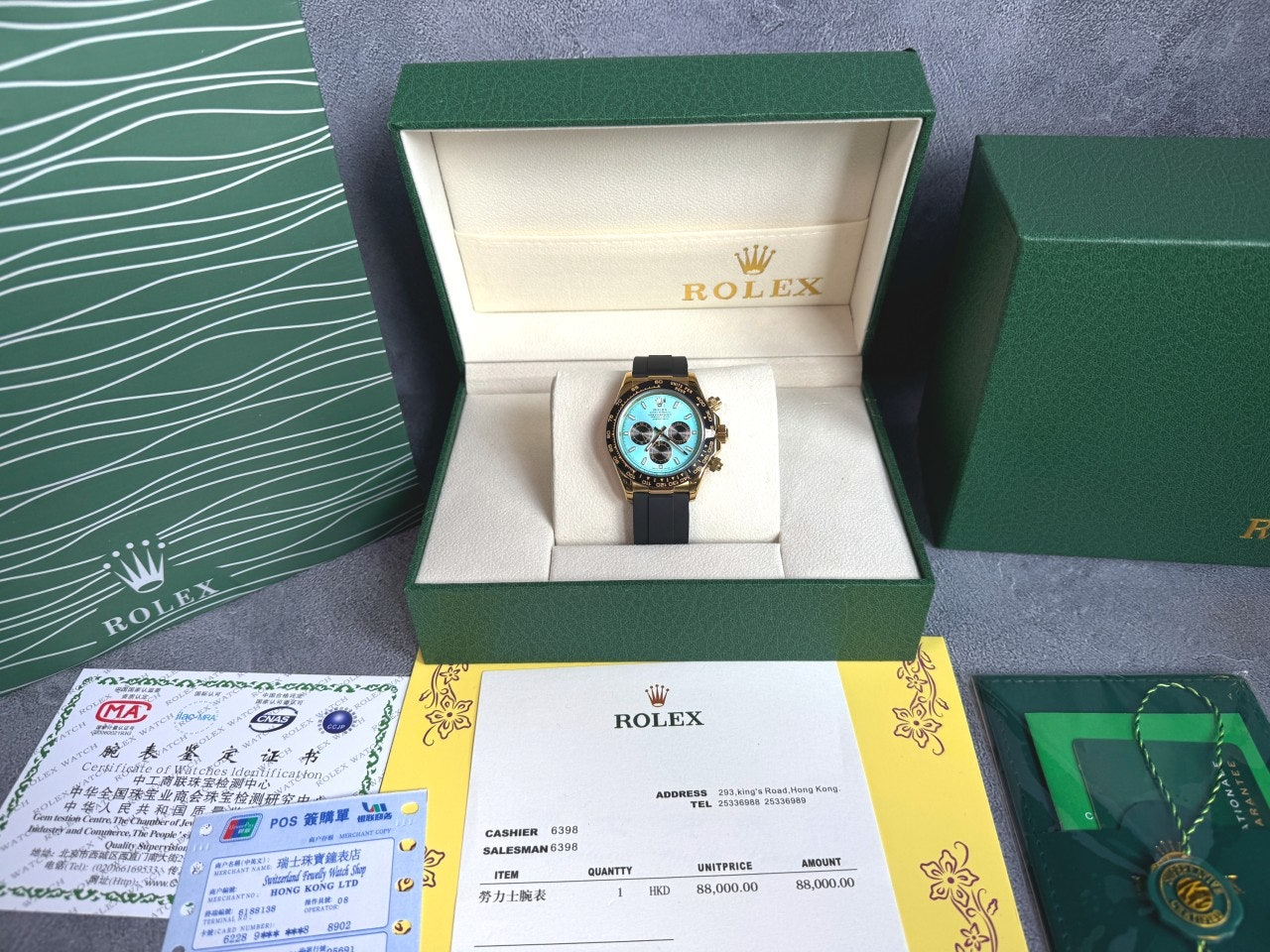 롤렉스-시계-국내배송 코스모그래프 데이토나 40mm 터콰이즈블루 다이얼