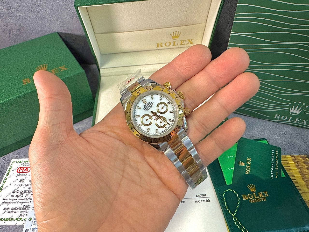 롤렉스-시계-국내배송 코스모그래프 데이토나 40mm 화이트콤비