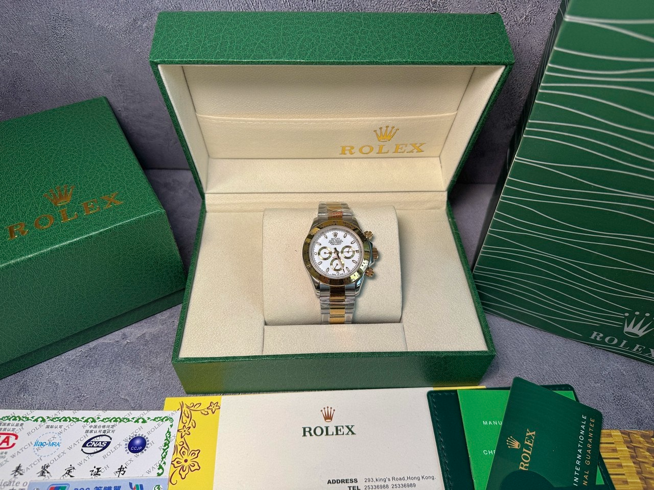 롤렉스-시계-국내배송 코스모그래프 데이토나 40mm 화이트콤비