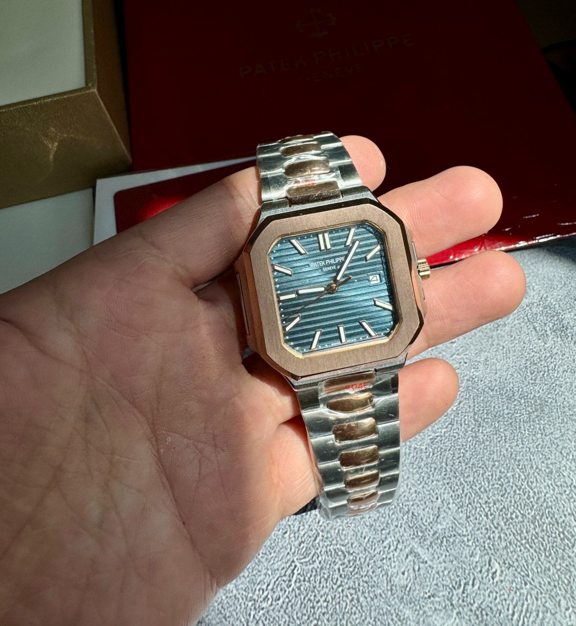 파텍필립-시계-국내배송 큐비투스 5821 콤비 40mm