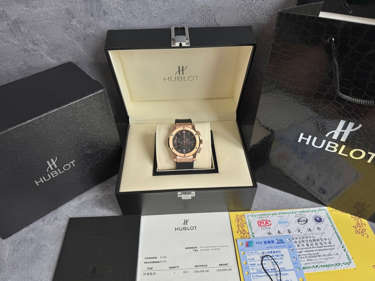 위블로-시계-국내배송 크로노그래프 킹 골드 42mm
