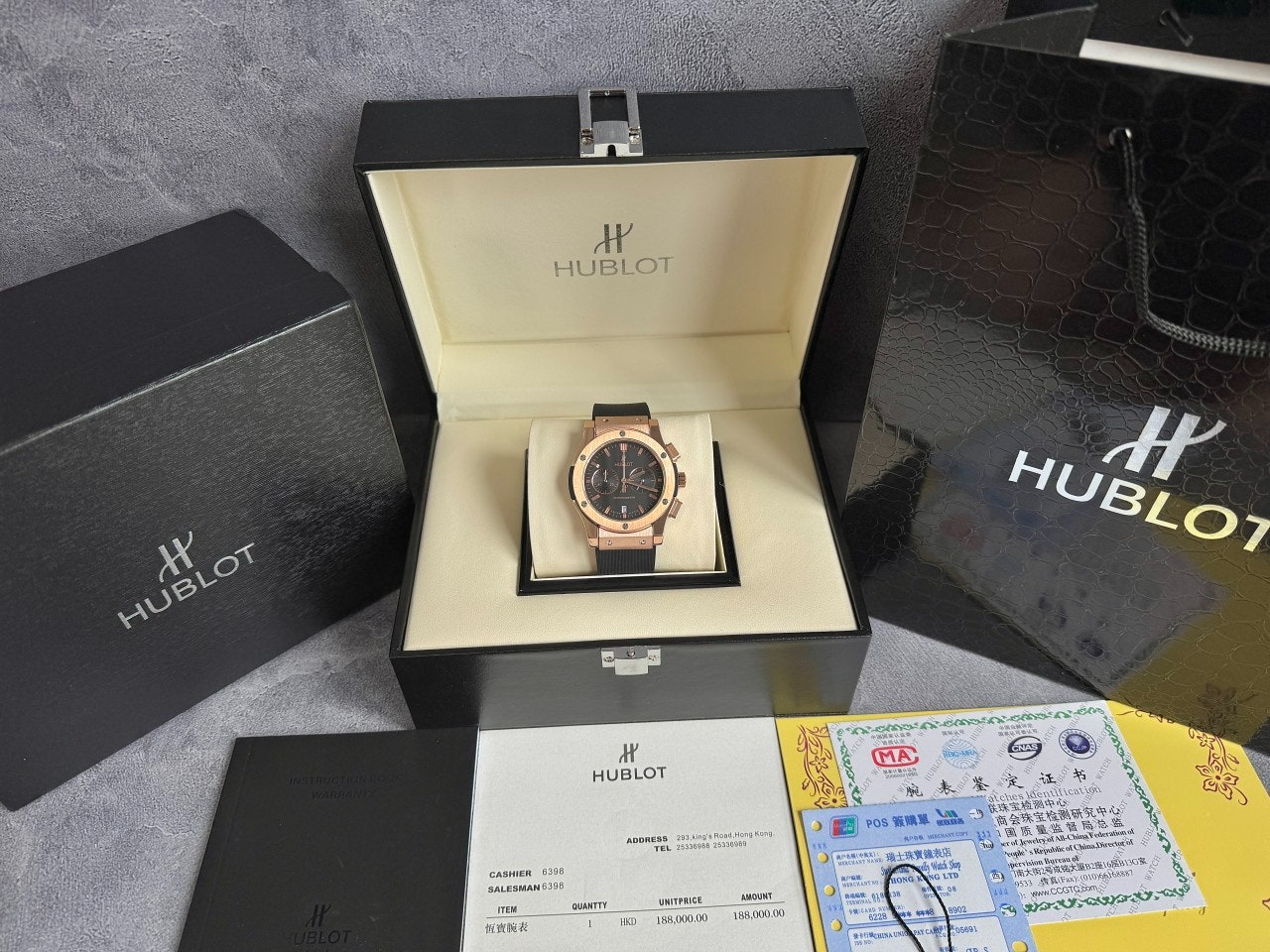 위블로-시계-국내배송 크로노그래프 킹 골드 42mm