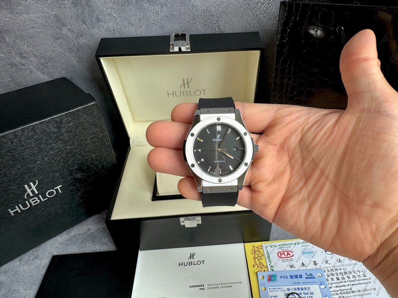 위블로-시계-국내배송 클래식퓨전 레이싱그레이 42mm