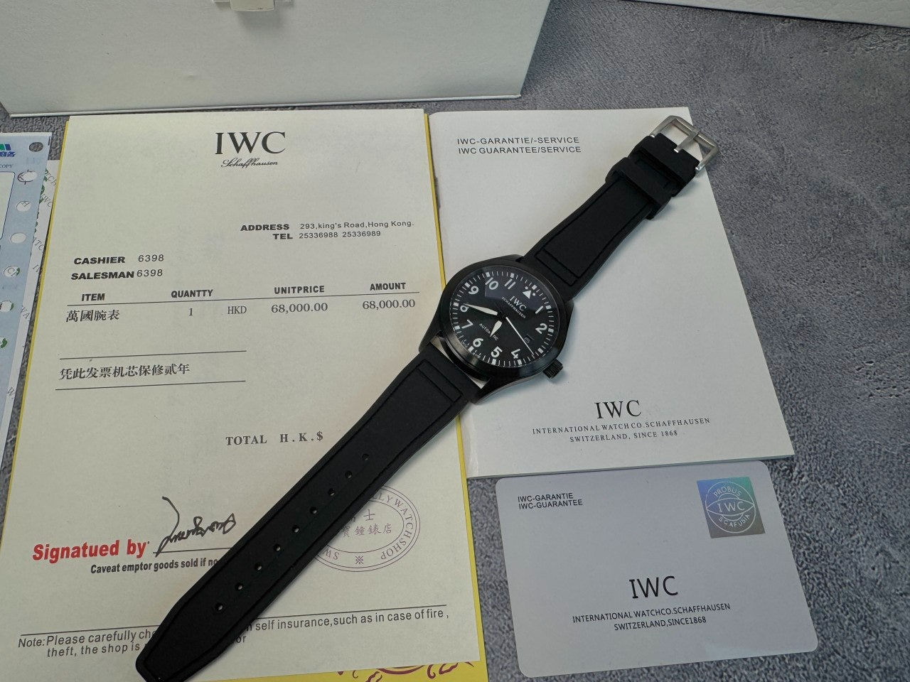IWC-시계-국내배송 파일럿 워치 오토매틱 41mm 탑건