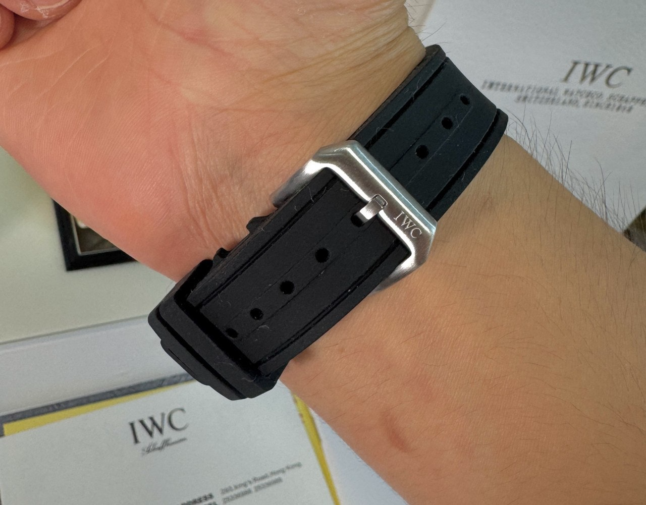 IWC-시계-국내배송 파일럿 워치 오토매틱 41mm 탑건