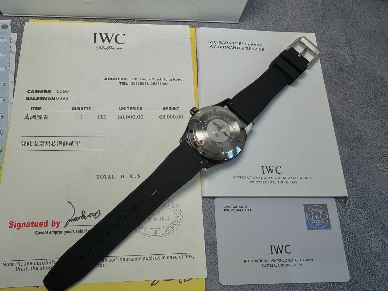 IWC-시계-국내배송 파일럿 워치 오토매틱 41mm 탑건