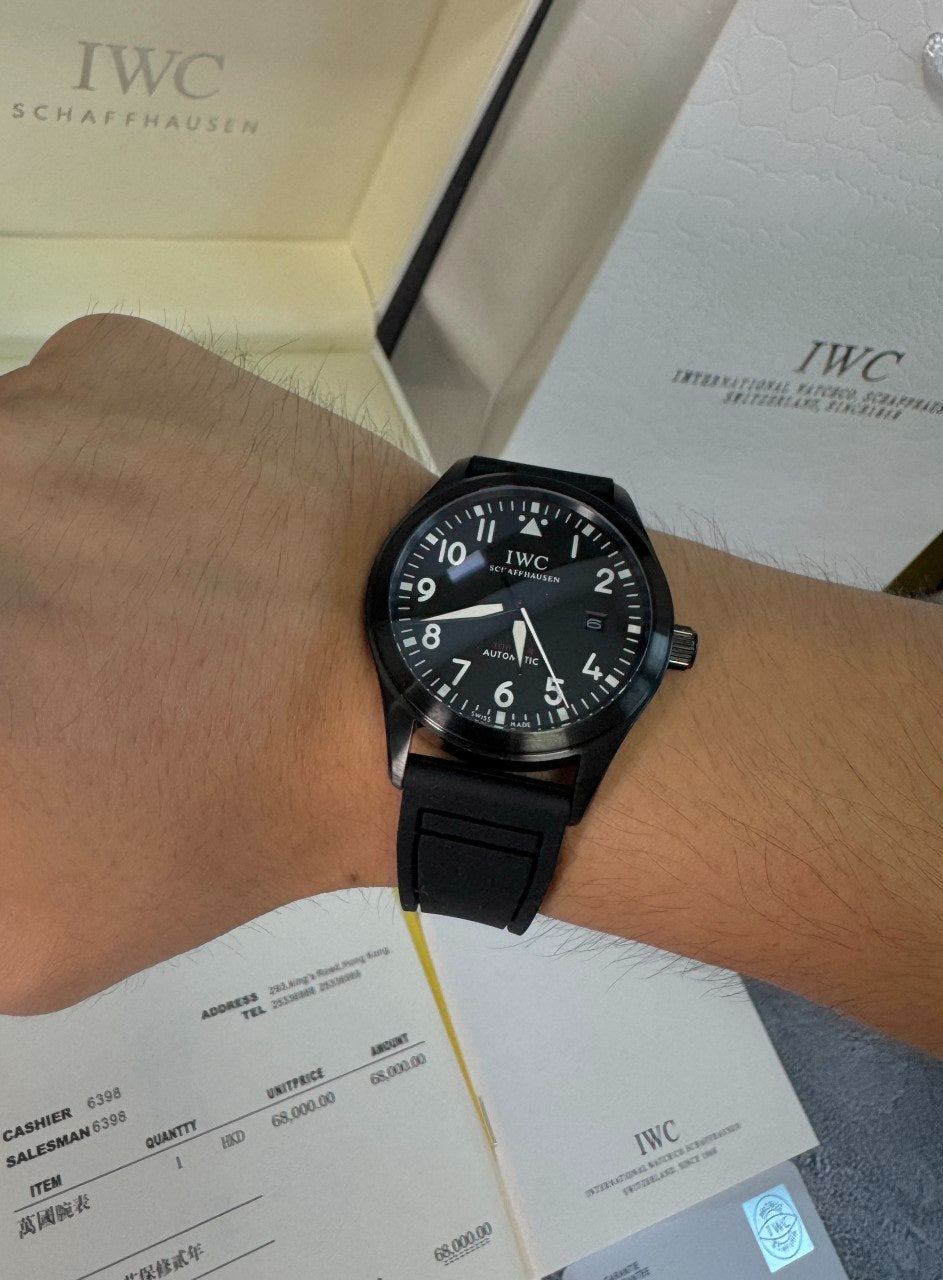 IWC-시계-국내배송 파일럿 워치 오토매틱 41mm 탑건