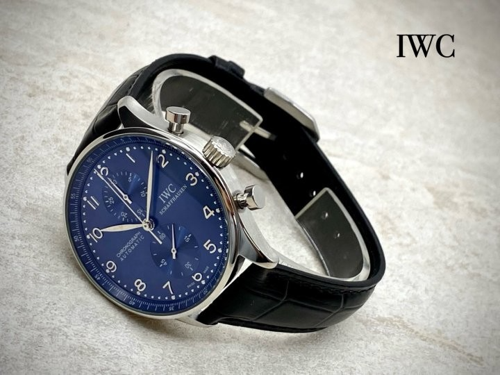 IWC-시계-국내배송 포르투기저 블루다이얼