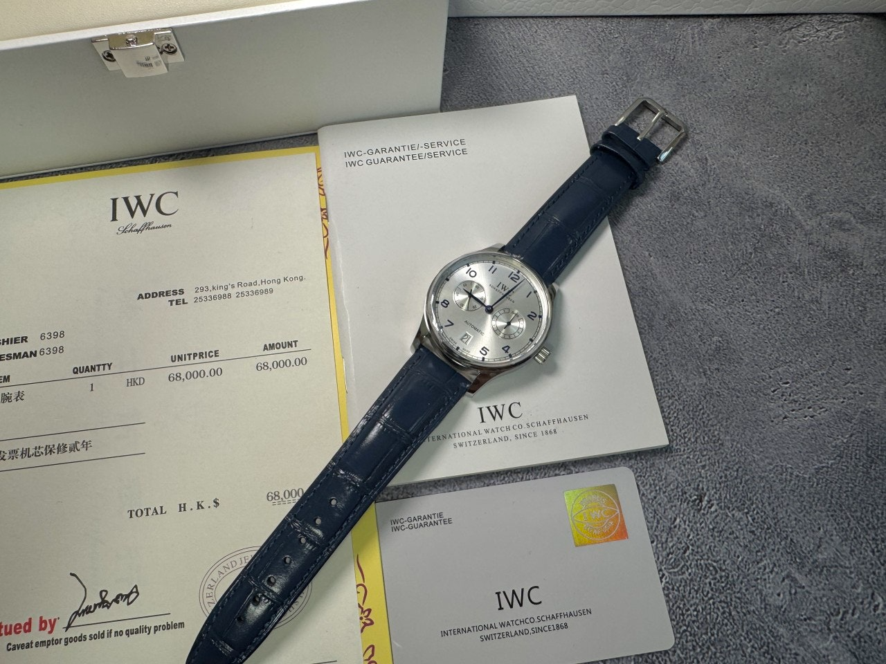 IWC-시계-국내배송 포르투기저 오토매틱 42mm 실버