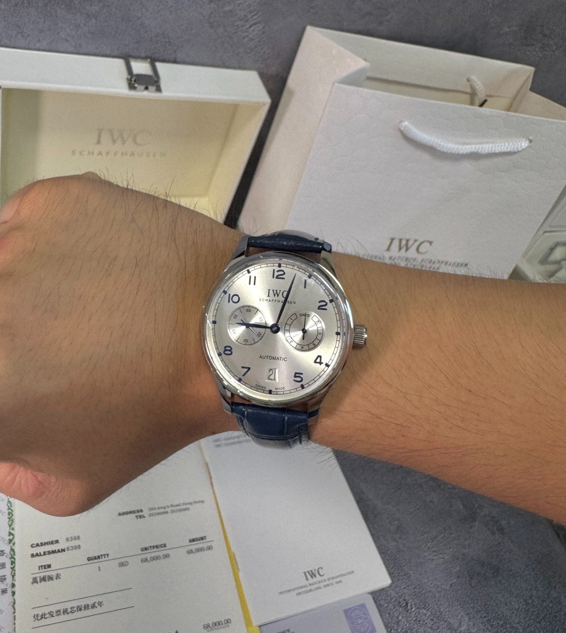 IWC-시계-국내배송 포르투기저 오토매틱 42mm 실버