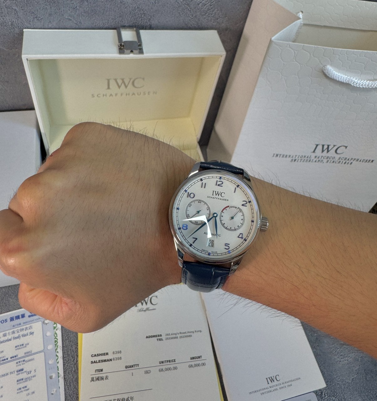 IWC-시계-국내배송 포르투기저 오토매틱 42mm 엘리게이터