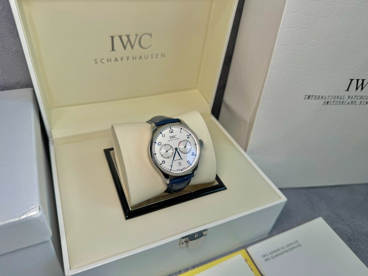IWC-시계-국내배송 포르투기저 오토매틱 42mm 엘리게이터