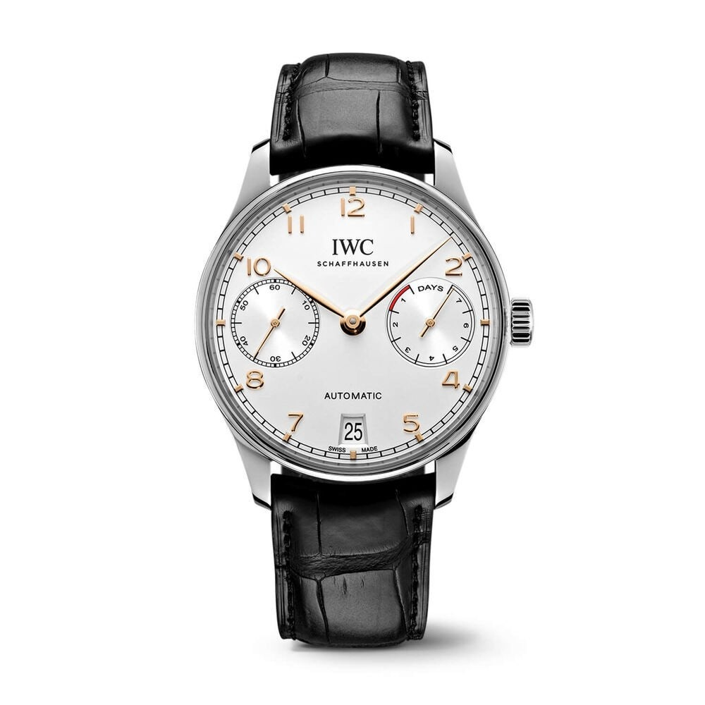 IWC-시계-국내배송 포르투기저 화이트다이얼 골드침