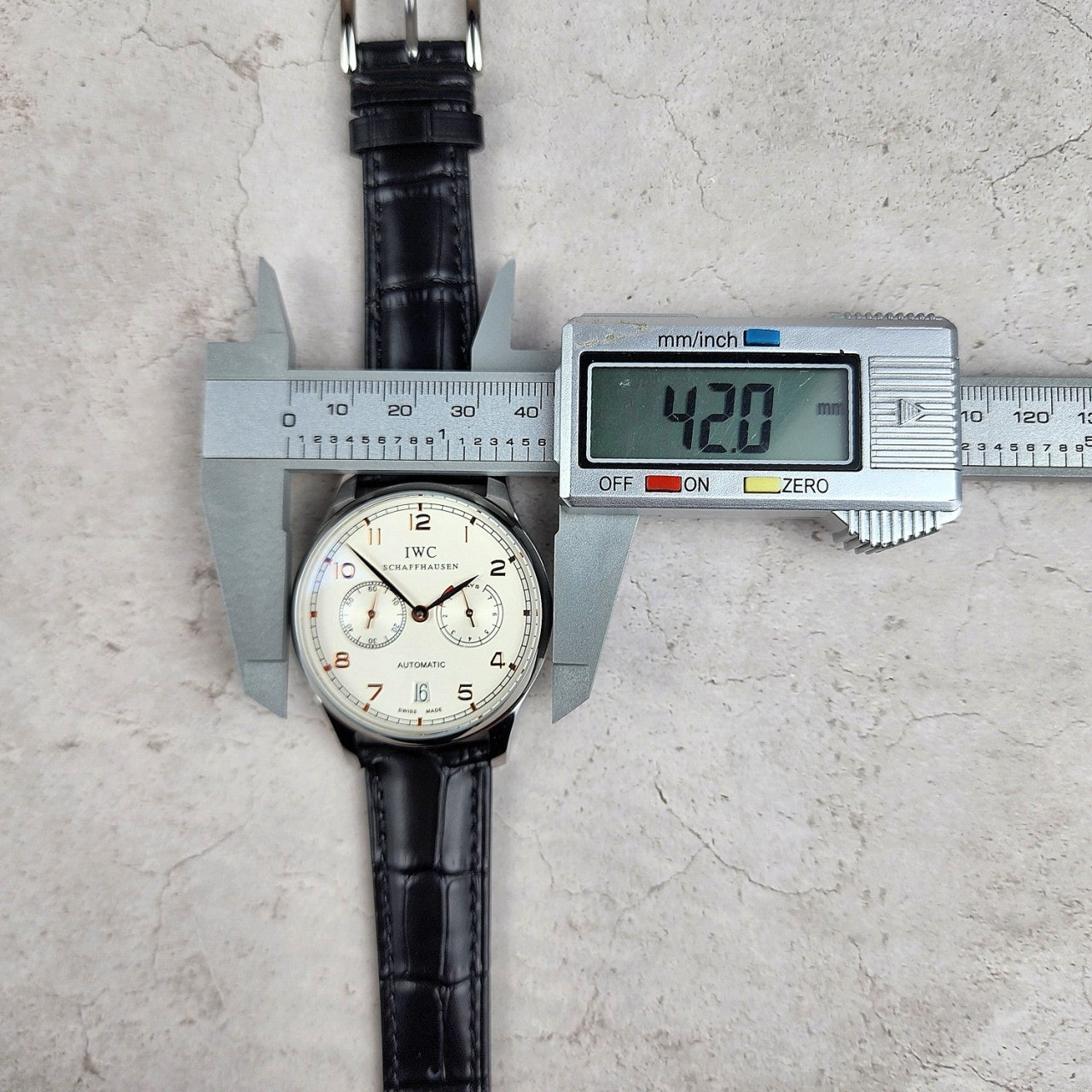 IWC-시계-국내배송 포르투기저 화이트다이얼 골드침