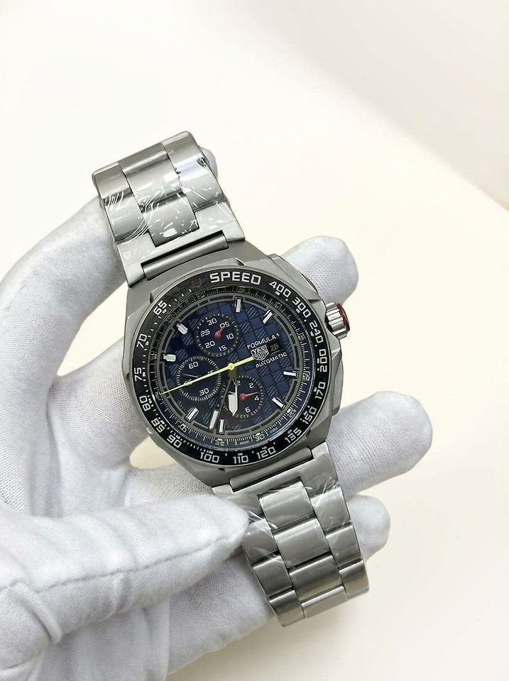 태그호이어-시계-국내배송 포뮬러 1 크로노그래프 x 오라클 레드불 레이싱 오토매틱, 44 mm, 티타늄