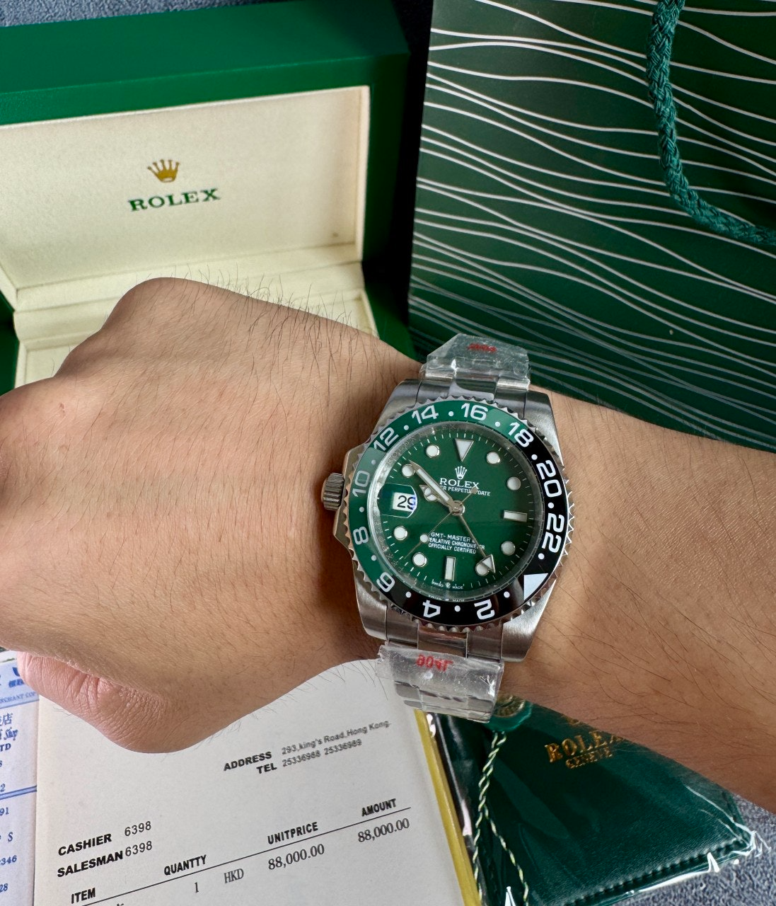 롤렉스-시계-국내배송 GMT 마스터2 그린다이얼 40mm