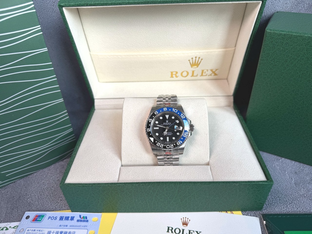 롤렉스-시계-국내배송 GMT 마스터2 블루블랙 40mm