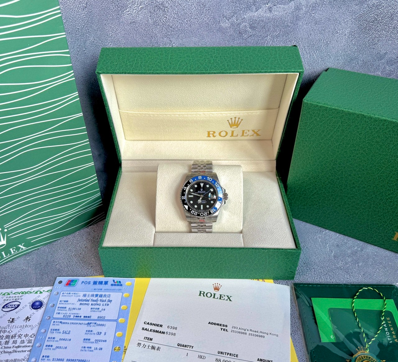 롤렉스-시계-국내배송 GMT 마스터2 블루블랙 40mm
