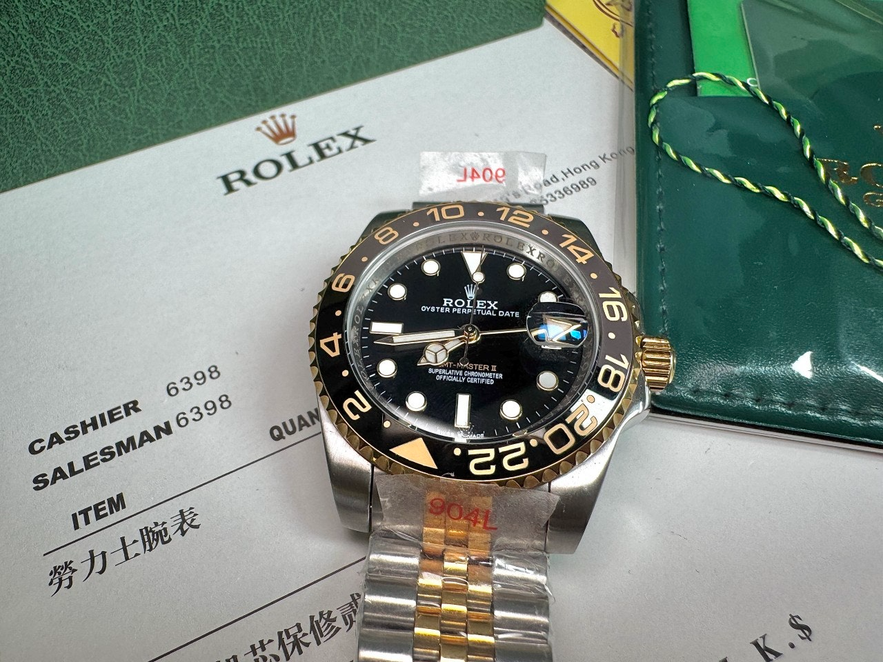 롤렉스-시계-국내배송 GMT 마스터2 옐로우골드 40mm