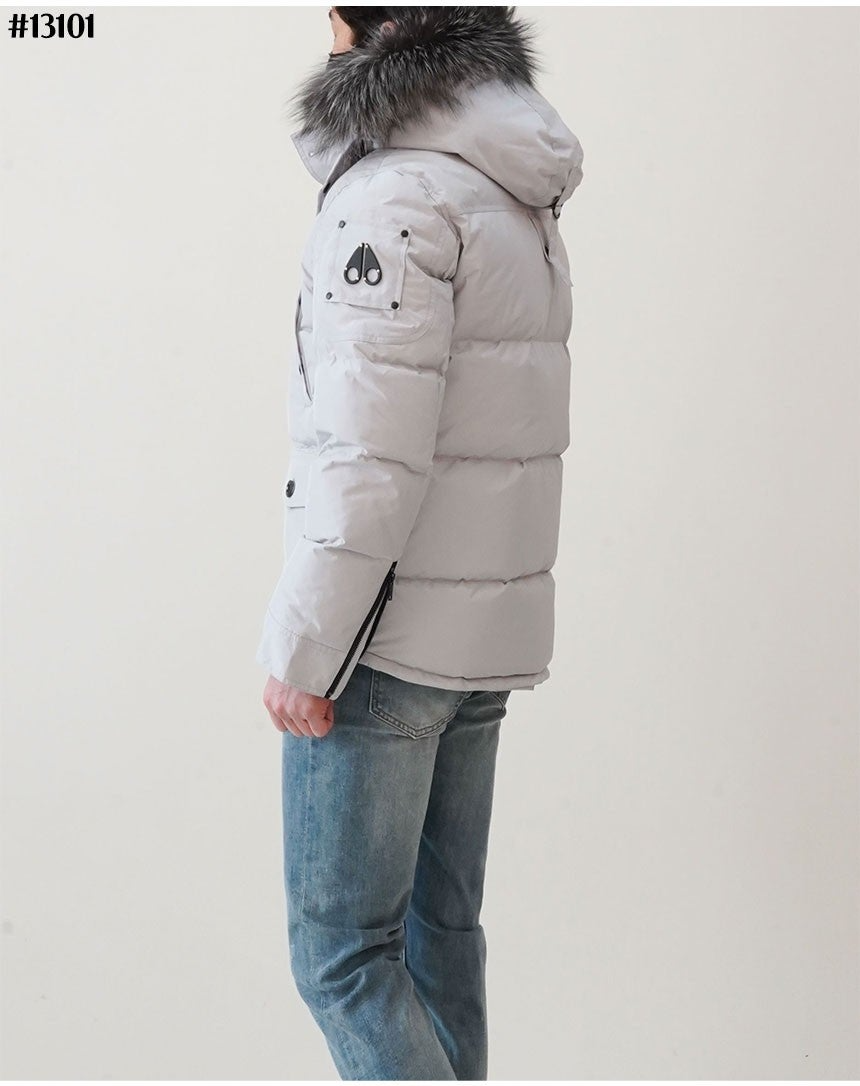 무스너클-상의-국내배송 라운드 아일랜드 퍼-트림 다운 자켓