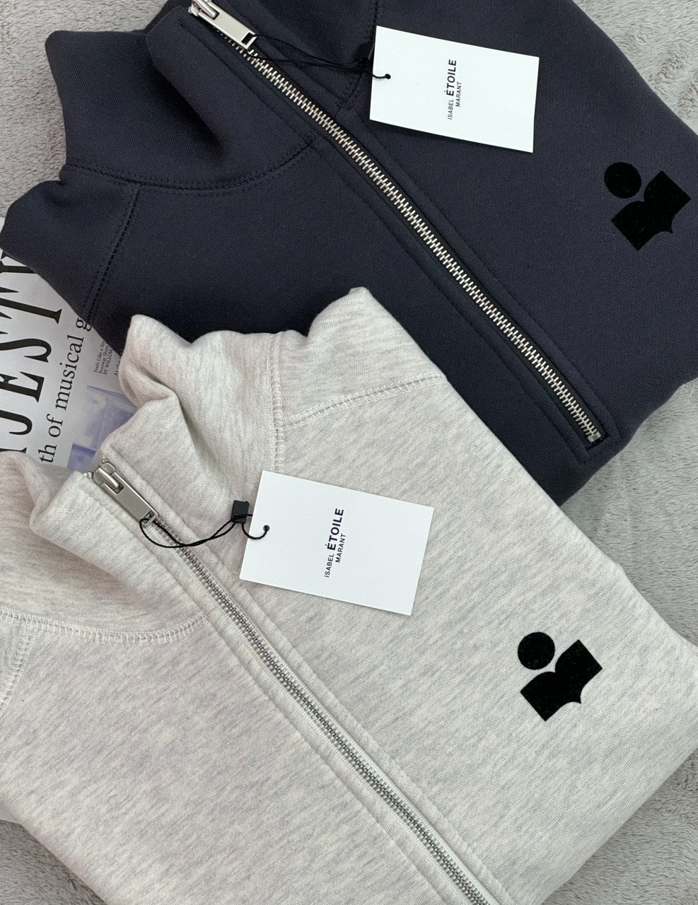 이자벨마랑-상의-국내배송 로스 하프집업 (기모)