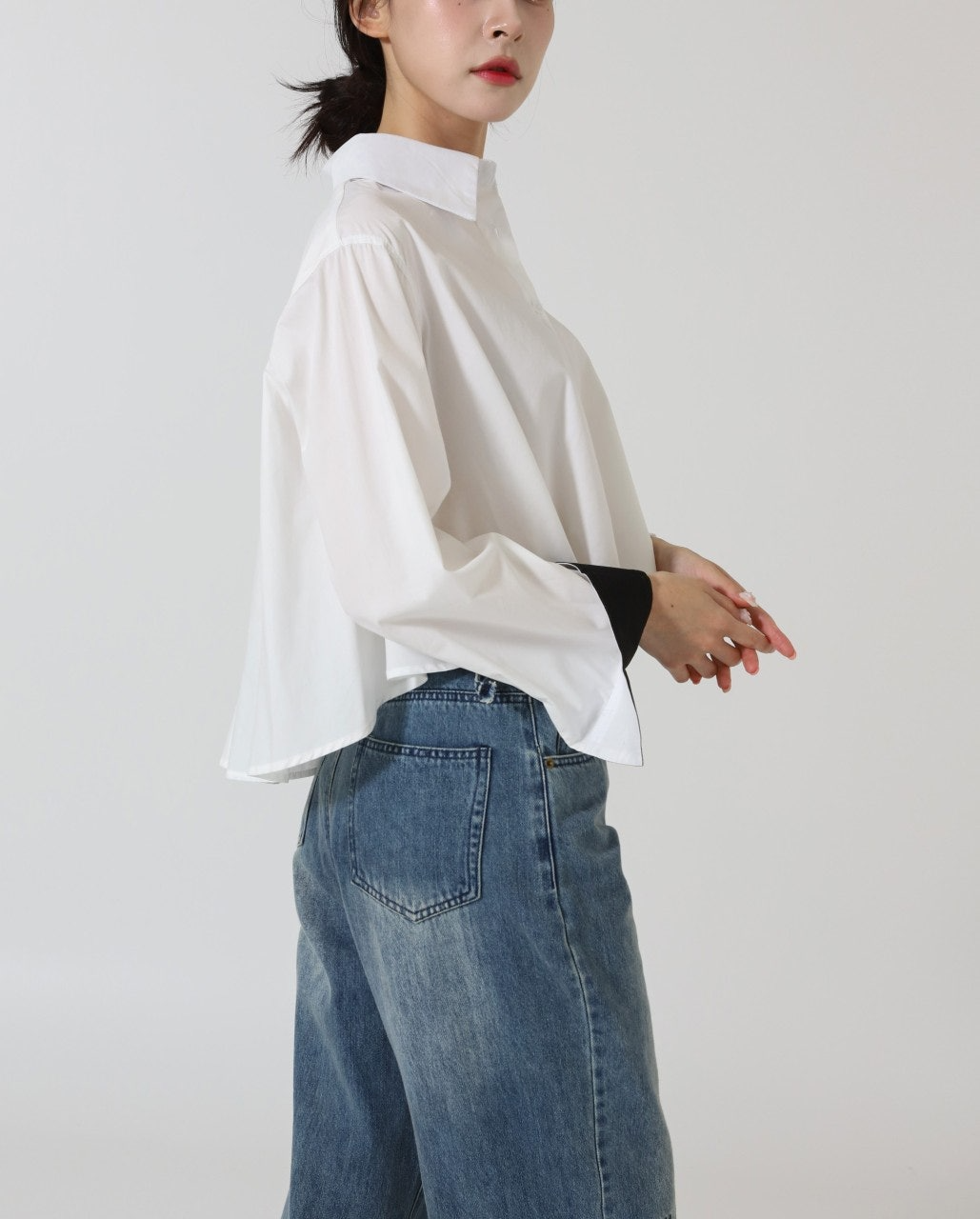 로에베-상의-국내배송 트라페즈 셔츠