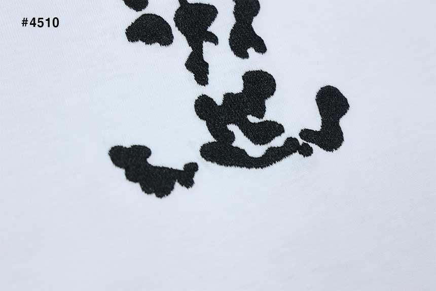 루이비통-상의-국내배송 엠브로이더드 시그니처 로고 반팔 티셔츠