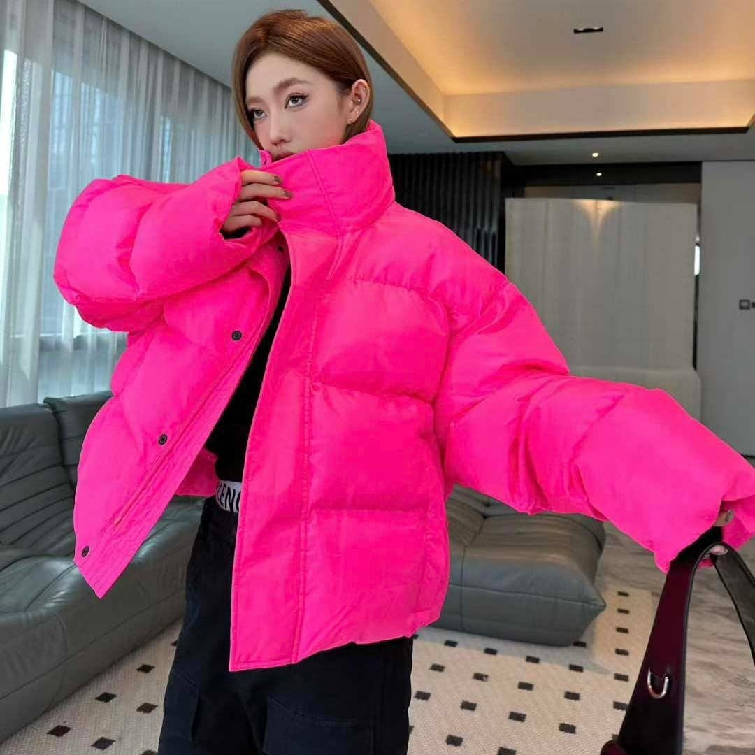 발렌시아가-상의-국내배송 푸퍼 자켓 -로즈핑크-