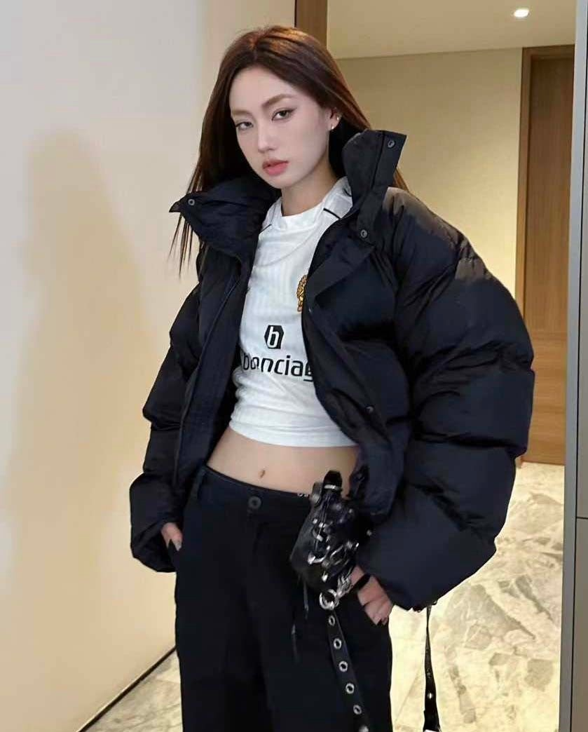 발렌시아가-상의-국내배송 푸퍼 자켓 -블랙-