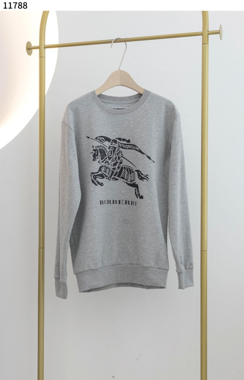 버버리-상의-국내배송 로고 자수 와일드 캐주얼 1+1 맨투맨