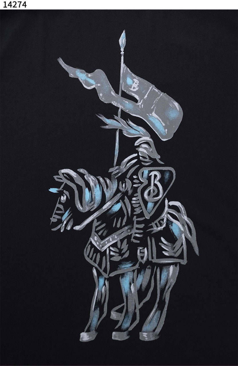 버버리-상의-국내배송 EKD(Equestrian Knight Design) 로고 코튼 티셔
