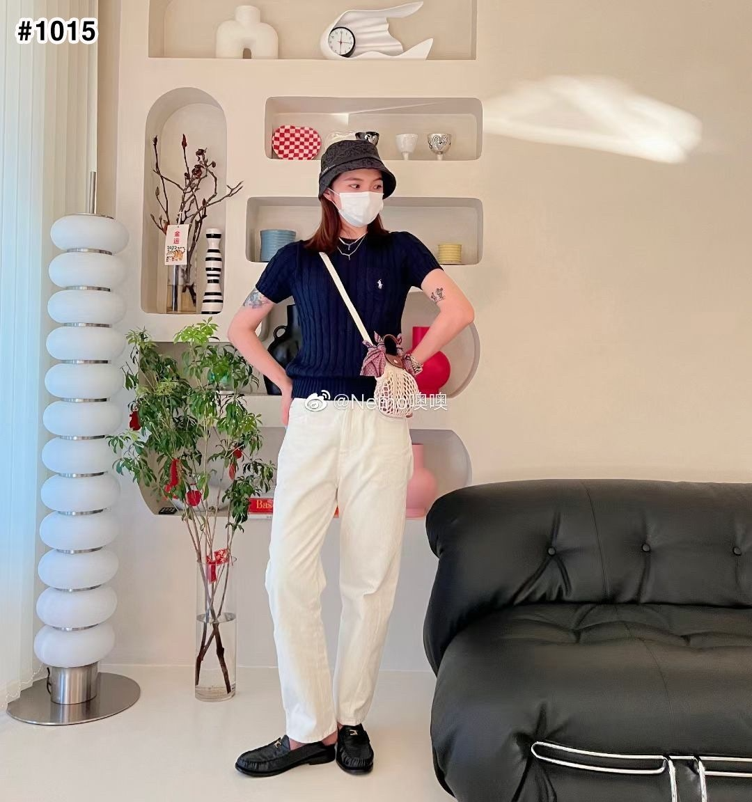 폴로랄프로렌-상의-국내배송 케이블 꽈배기 포켓 반팔 니트