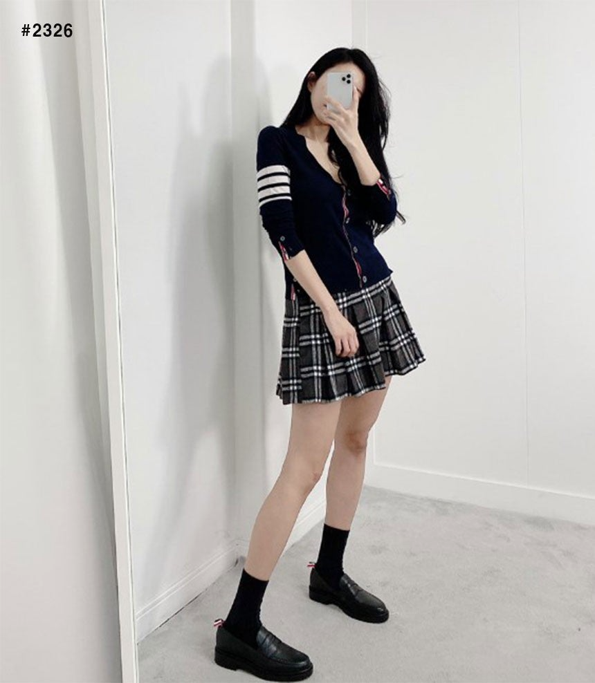 톰브라운-상의-국내배송 밀라노 스티치 사선 가디건