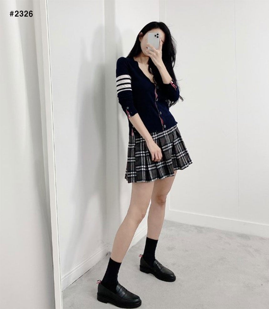 톰브라운-상의-국내배송 밀라노 스티치 사선 가디건
