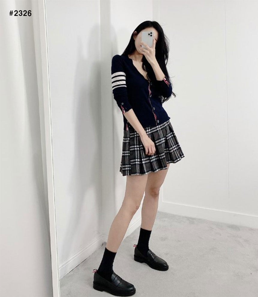 톰브라운-상의-국내배송 밀라노 스티치 사선 가디건