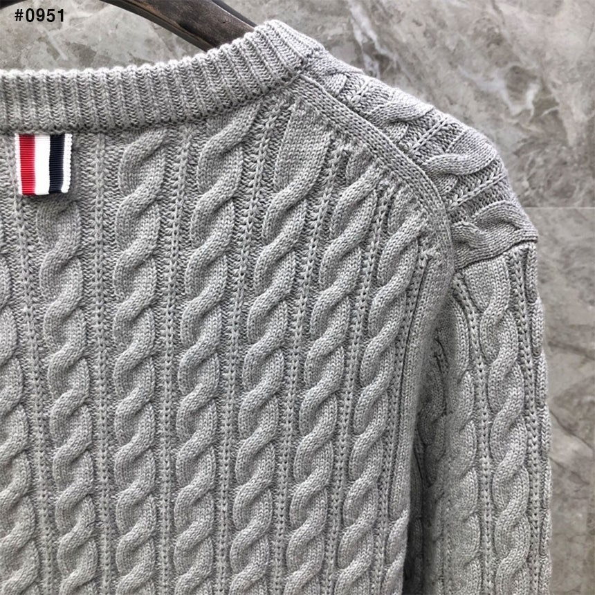 톰브라운-상의-국내배송 케이블 니트