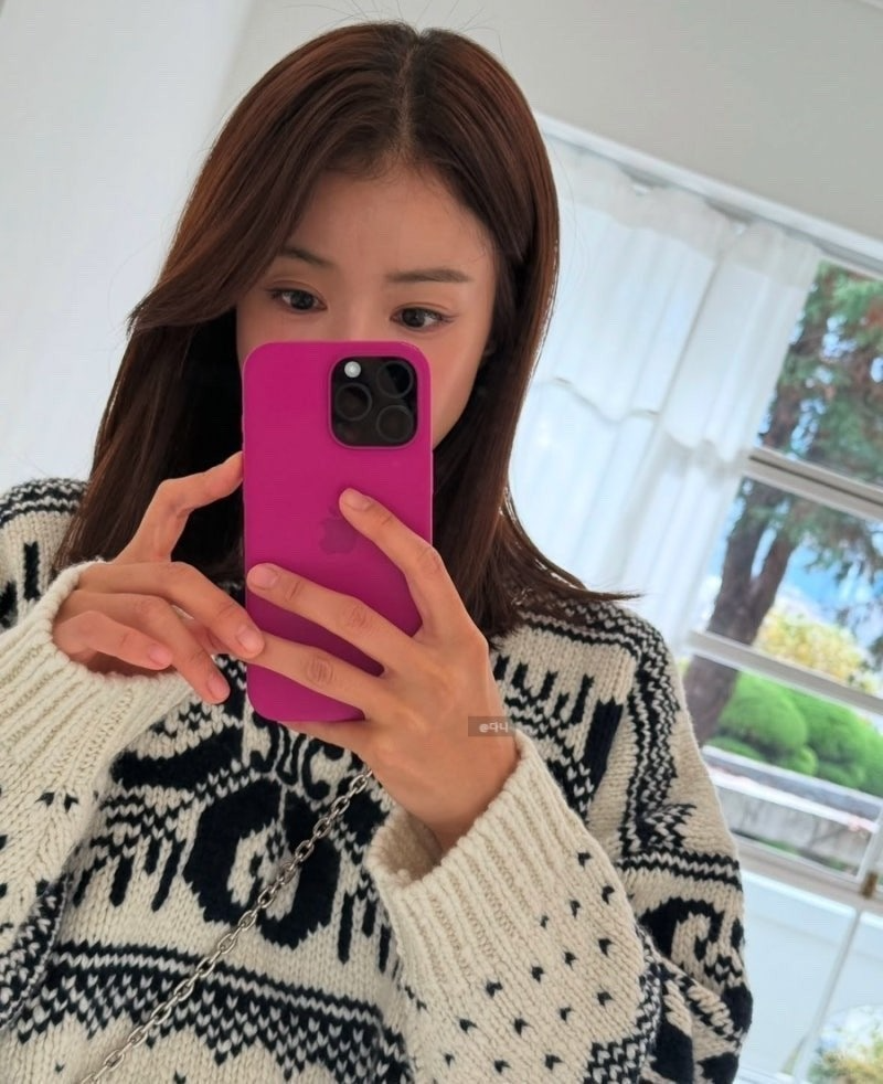 셀린느-상의-국내배송 페어 아일 울 캐시 크루넥 스웨터