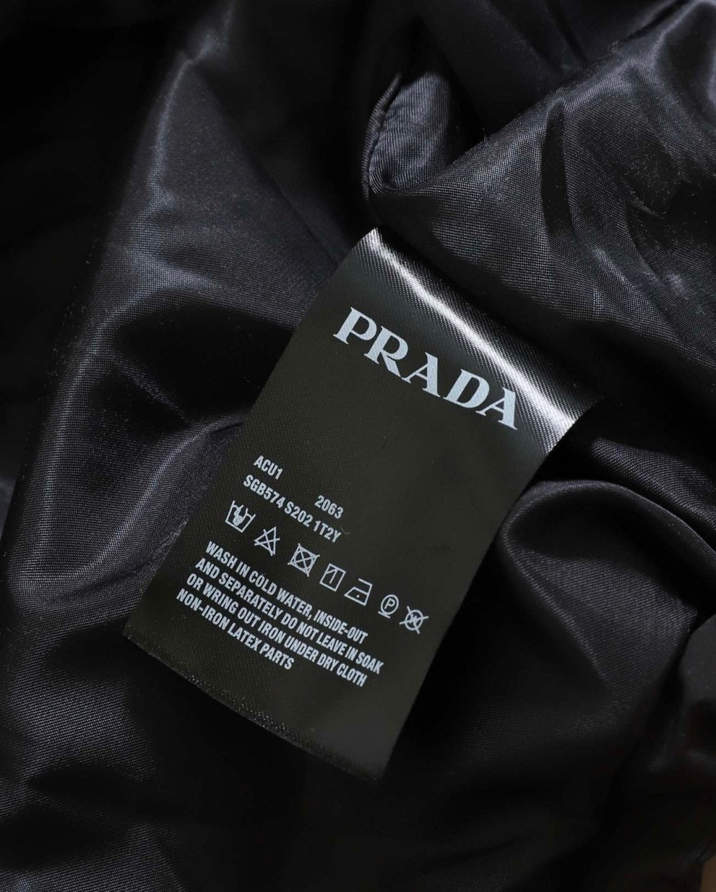 프라다-상의-국내배송 포플린 자수 셔츠테크니컬 코튼 및 리나일론 재킷