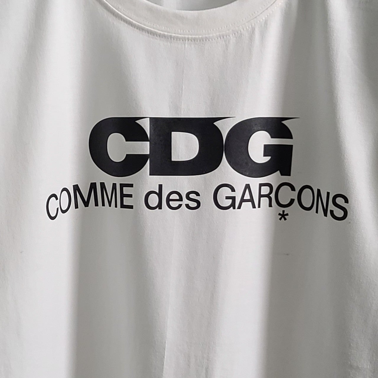 꼼데가르송-상의-국내배송 CDG 코튼 반팔티