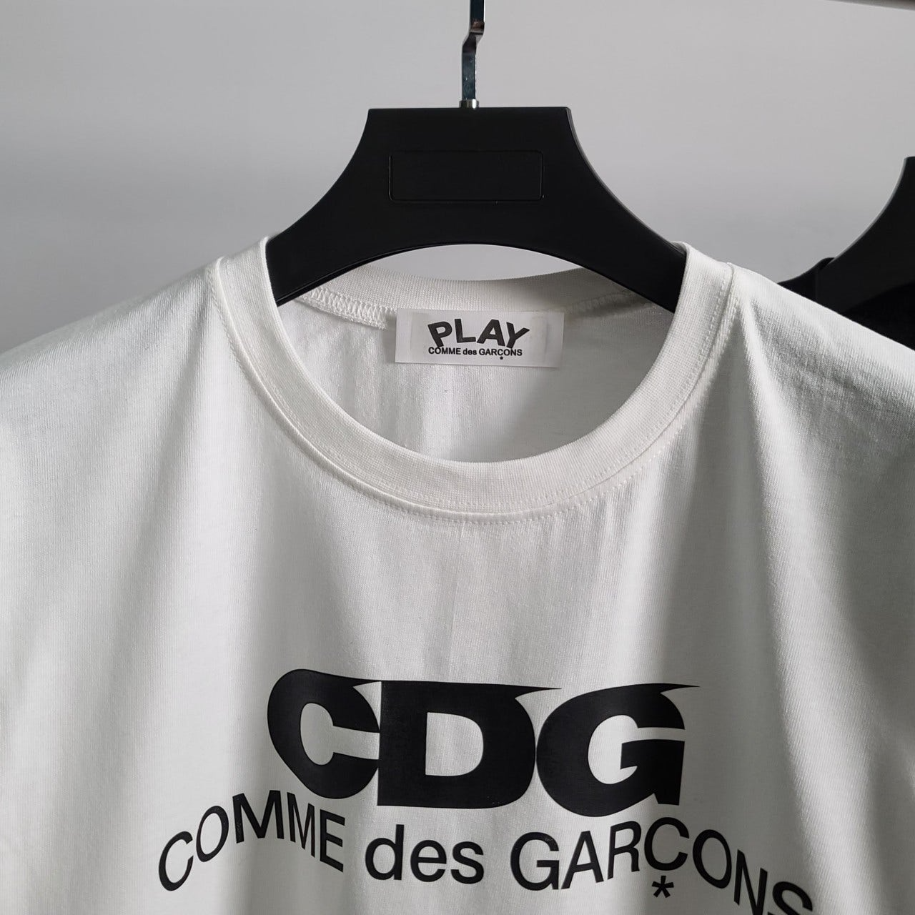 꼼데가르송-상의-국내배송 CDG 코튼 반팔티