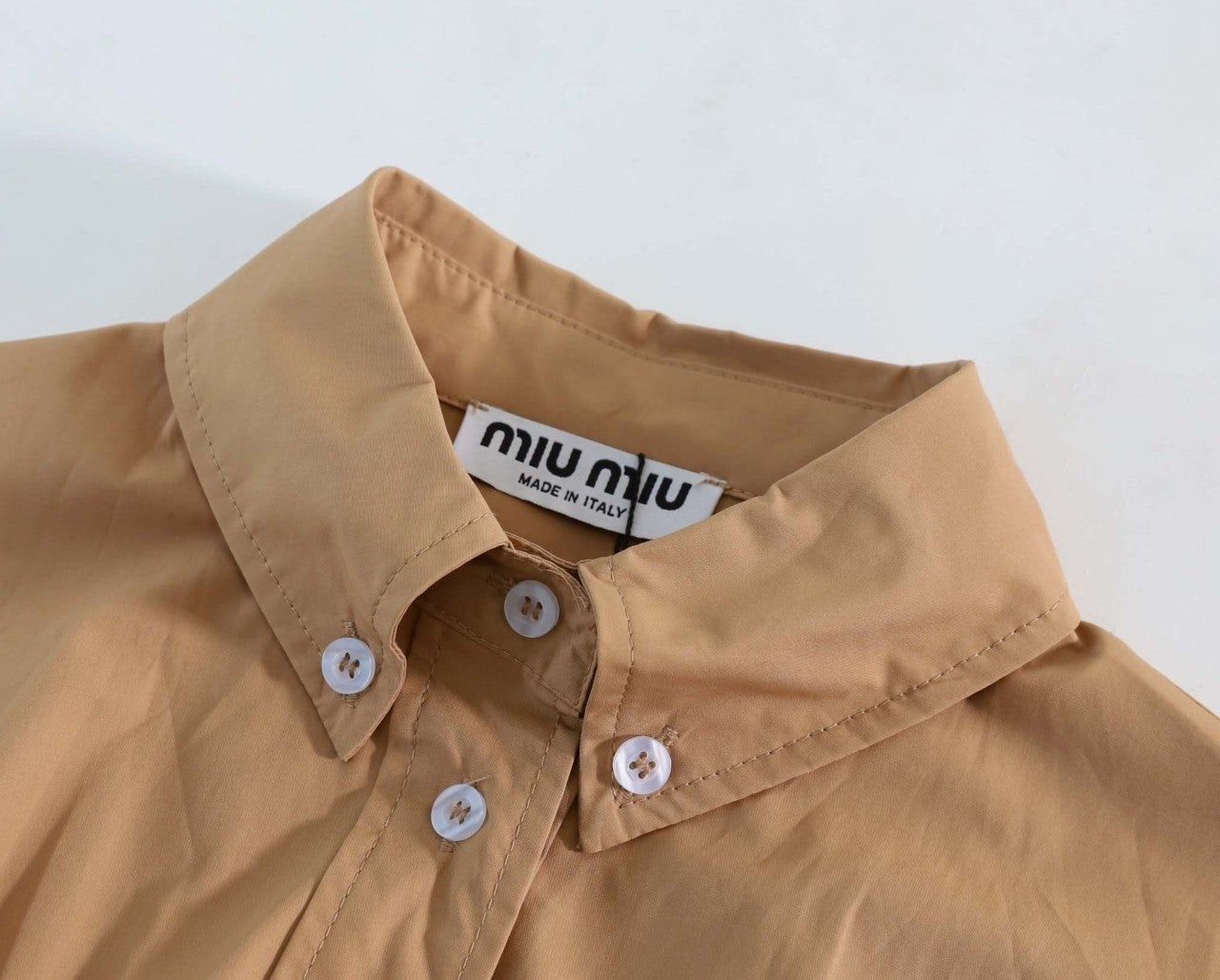 미우미우-세트-국내배송 팝린 셔츠 드레스