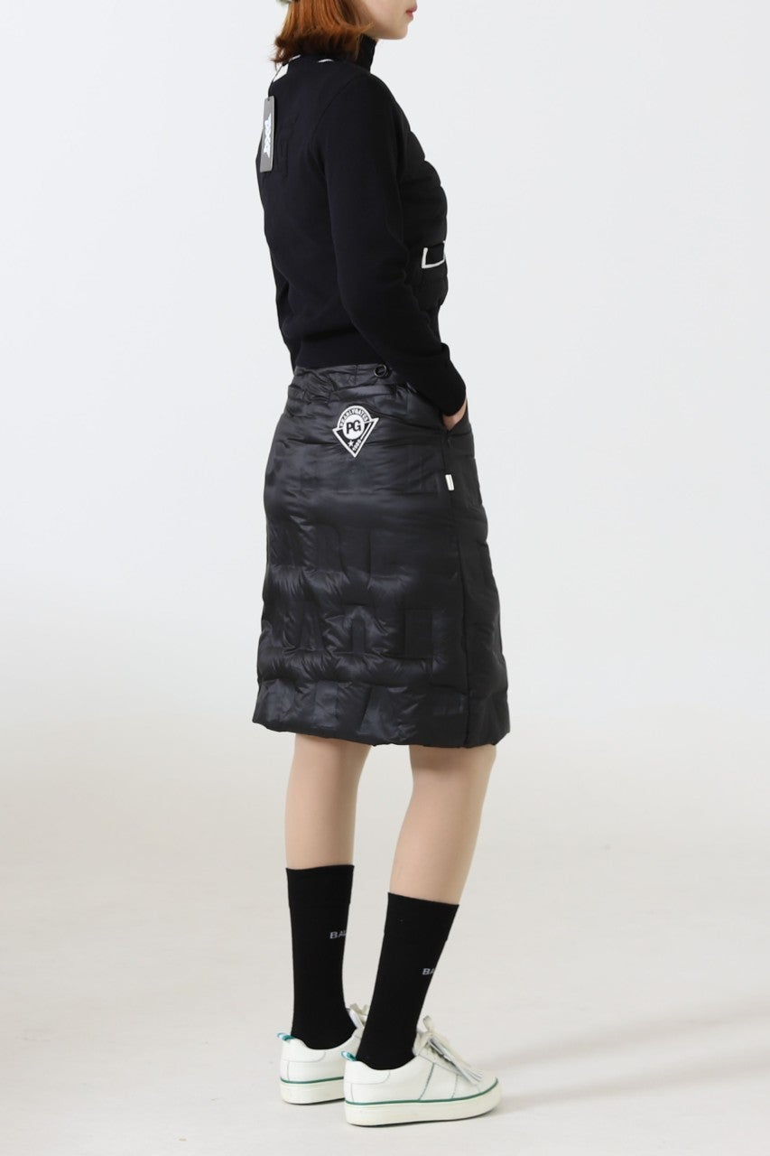 파리게이츠-하의-국내배송 여성 지퍼슬라이스 다운 롱 패딩스커트
