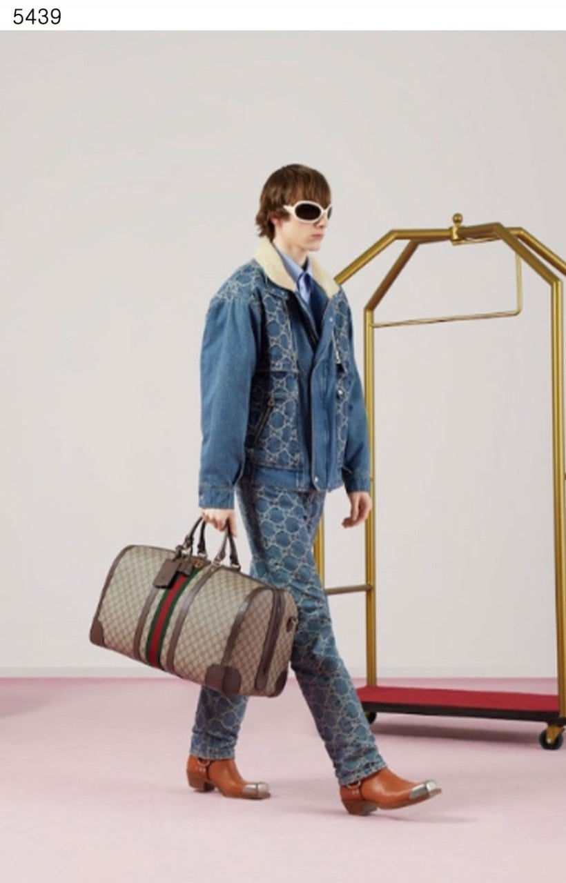 구찌-가방-국내배송 Savoy large duffle bag