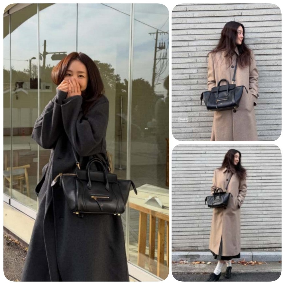 셀린느-가방-국내배송 뉴 러기지 백 -스몰 블랙-