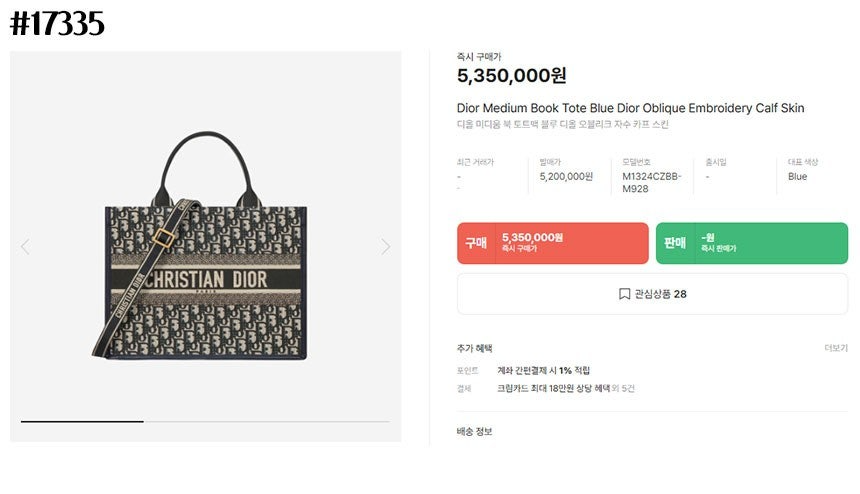 디올-가방-국내배송 Book Tote 북 토트 백