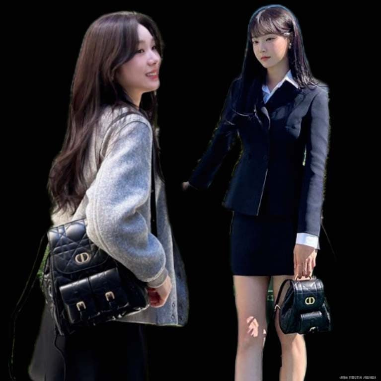 디올-가방-국내배송 Caro 미디엄 백팩