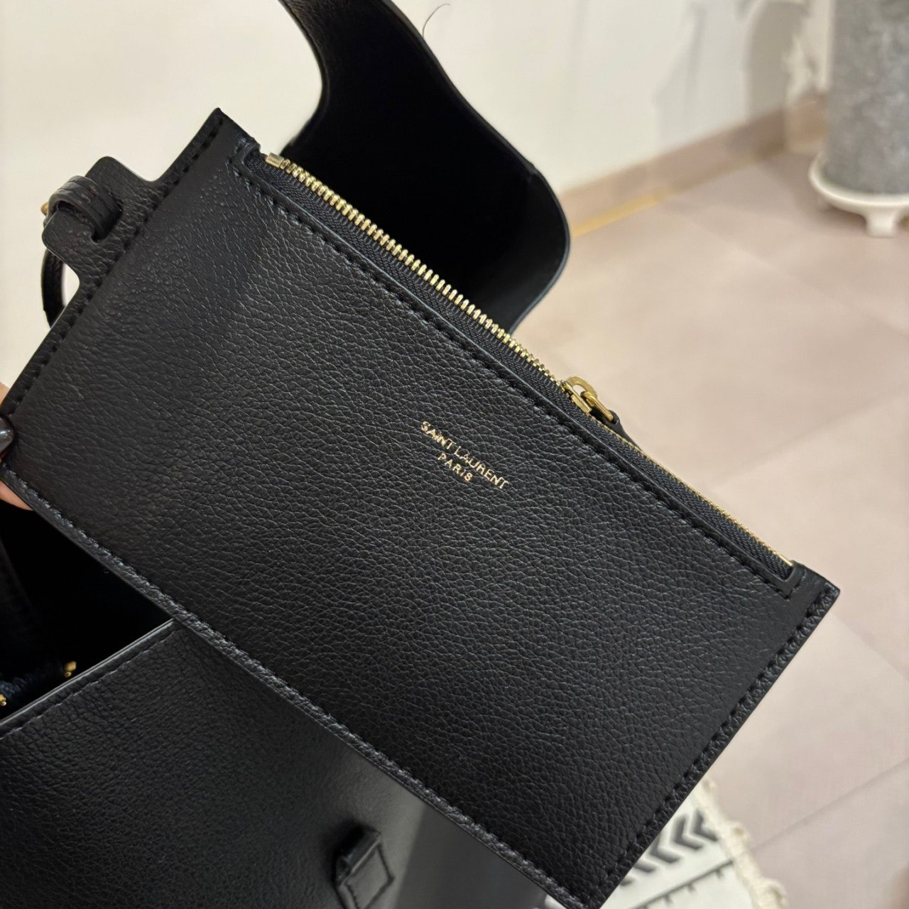 생로랑-가방-국내배송 라지 호보백