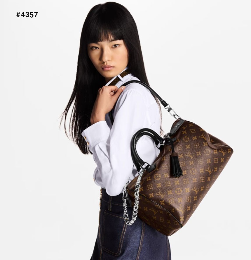 루이비통-가방-국내배송 스피디 소프트 30 다크 모노그램 토트백