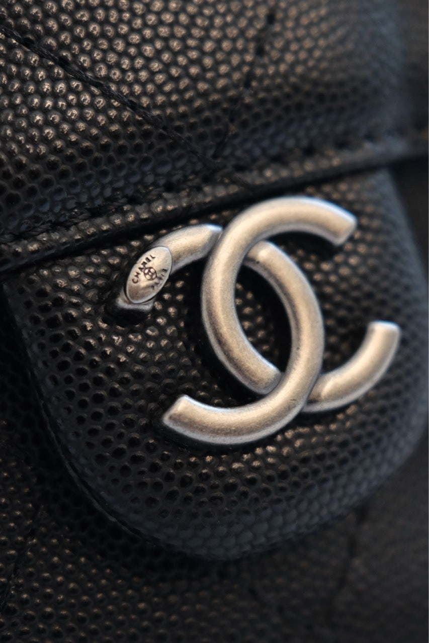 샤넬-가방-국내배송 25백 블랙 은장 미니 ➕ 카드지갑