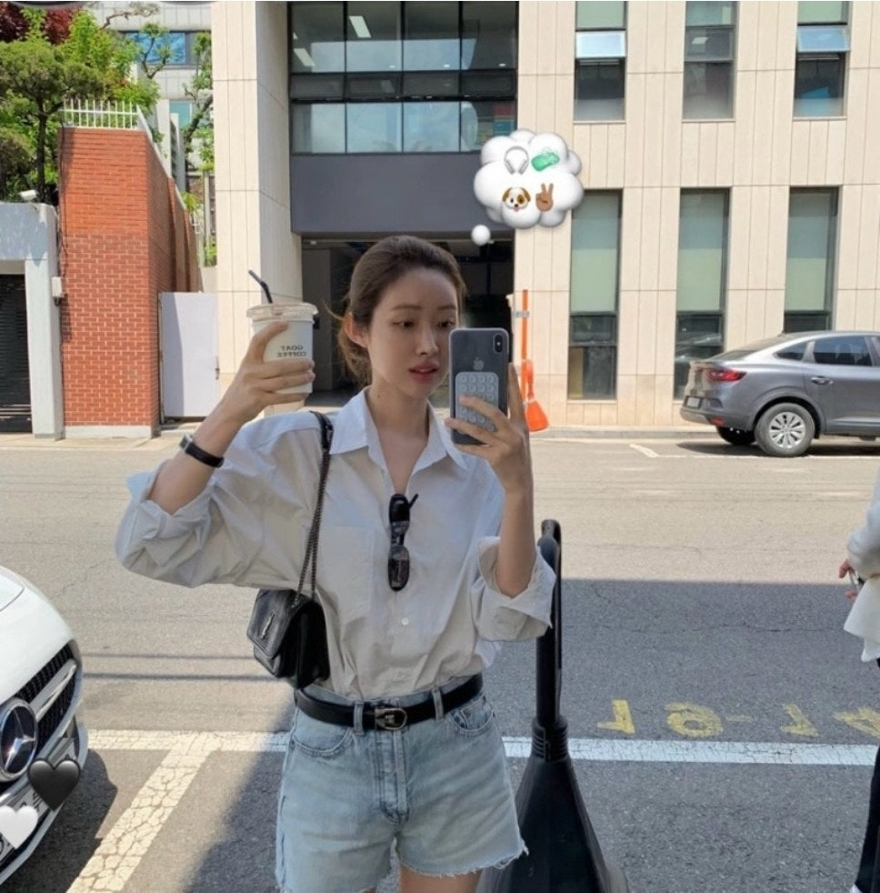 생로랑-가방-국내배송 크링클 빈티지 레더 블랙 모노그램 니키 미디움백